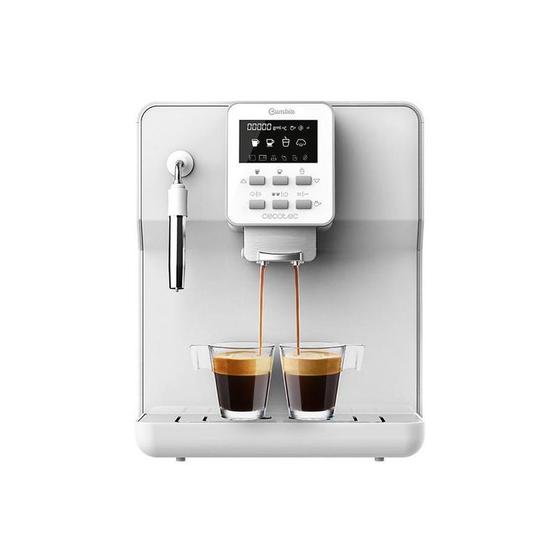 Imagem de Cafeteira Automática Dlux A6 Branca 127V com Áudio para Café Expresso