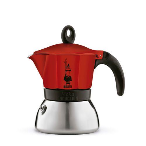 Imagem de Cafeteira Bialetti Moka Induction Vermelha 6 Xícaras - 300 ml 10010316