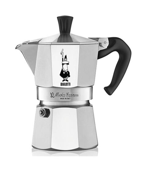 Cafeteira Italiana Bialetti Nuova Moka Express 100ml Alumínio - 10010002