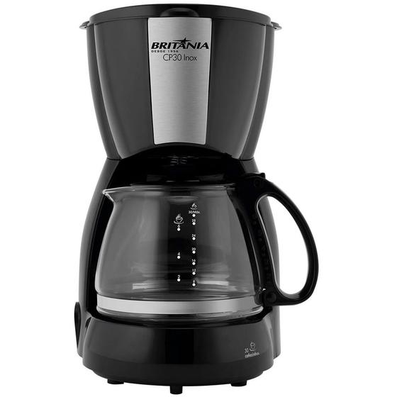 Imagem de Cafeteira Britânia 1,2 Litros Preto/Inox CP30  127 Volts