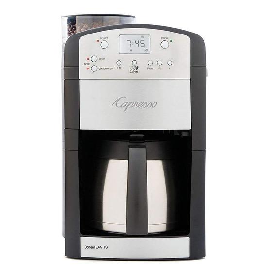 Imagem de Cafeteira Capresso 465 CoffeeTeam TS 10 xícaras com moedor