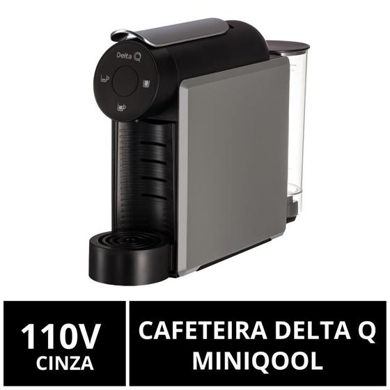 Imagem de Cafeteira Cápsulas Delta Q, MiniQool, Cinza, 110V