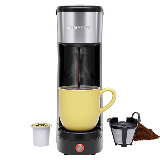 Imagem de Cafeteira Chefman Single Serve K-Cup & Ground Black