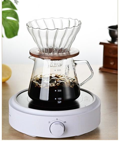 Imagem de Cafeteira Com Suporte De Coador Vidro Borossilicato 600ml