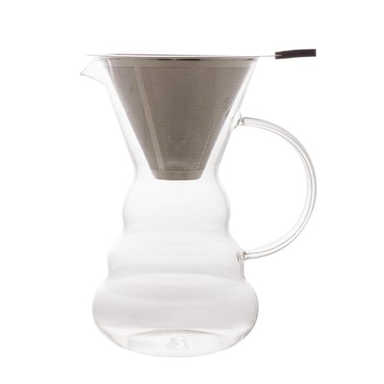 Imagem de Cafeteira de Vidro Borossilicato com Filtro Inox 500ml