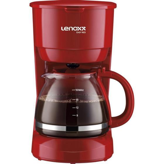 Cafeteira Elétrica Lenoxx Easy Red Vermelho 110v - Pca019