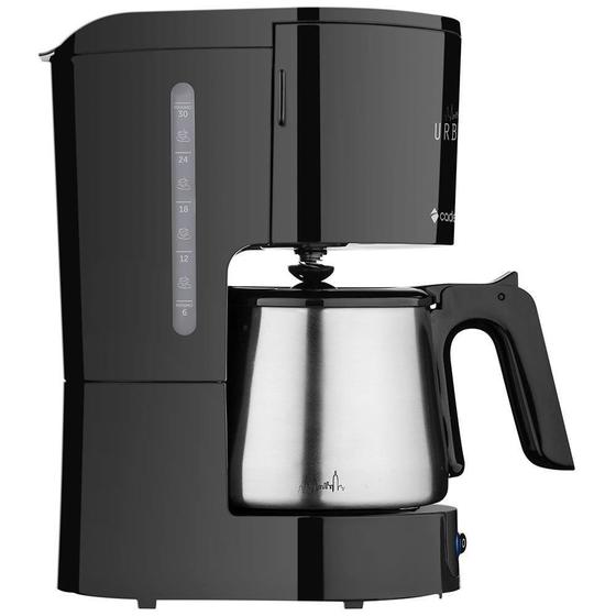 Imagem de Cafeteira Elétrica 30 Xícaras Preta Inox - Cadence