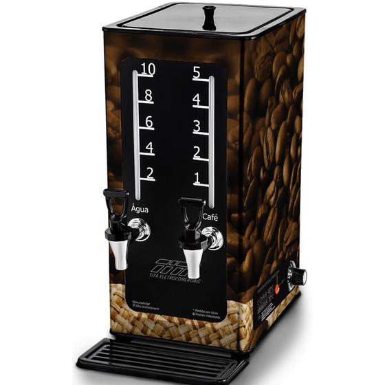 Imagem de Cafeteira Elétrica Adesivada / Personalizada 5 litros Coffee Line Confeccionada em Inox Titã