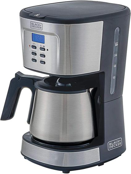 Cafeteira elétrica Black Decker Gourmand CM300G Inox 220v Menor preço em Cafeteira elétrica Black Decker Gourmand CM300G Inox 220v
