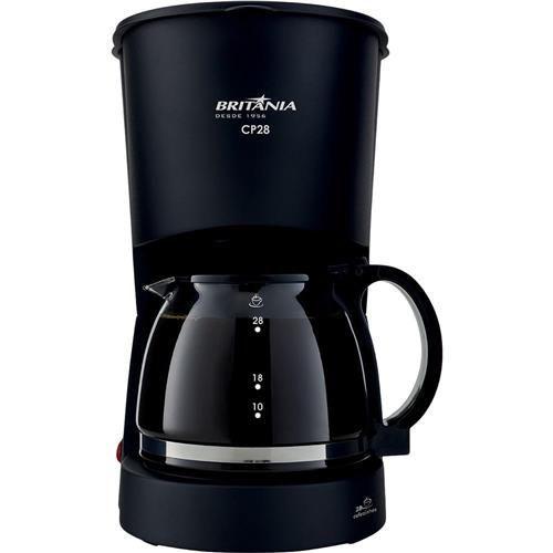 Imagem de Cafeteira Elétrica Britânia Cp28 (6 Xícaras) - Preta - 220V