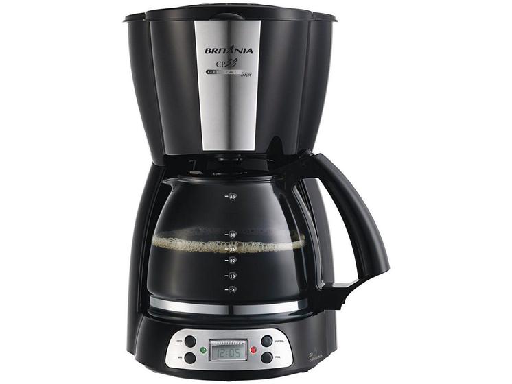 Cafeteira Elétrica Britânia CP38 Preta Menor preço em Cafeteira Elétrica Britânia CP38 Preta