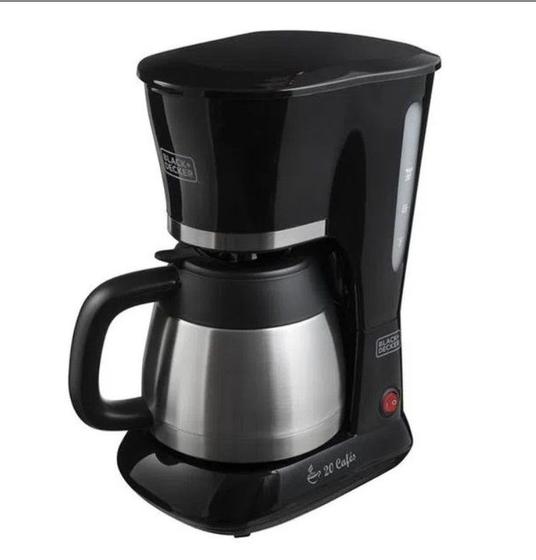 Imagem de Cafeteira Elétrica CM200I 25 Cafés com Jarra em Inox Black + Decker 110v