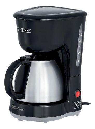 Imagem de Cafeteira Elétrica Com Jarra Em Inox Black Decker, Com Porta Filtro Removível E Placa Aquecedora cm15 127v