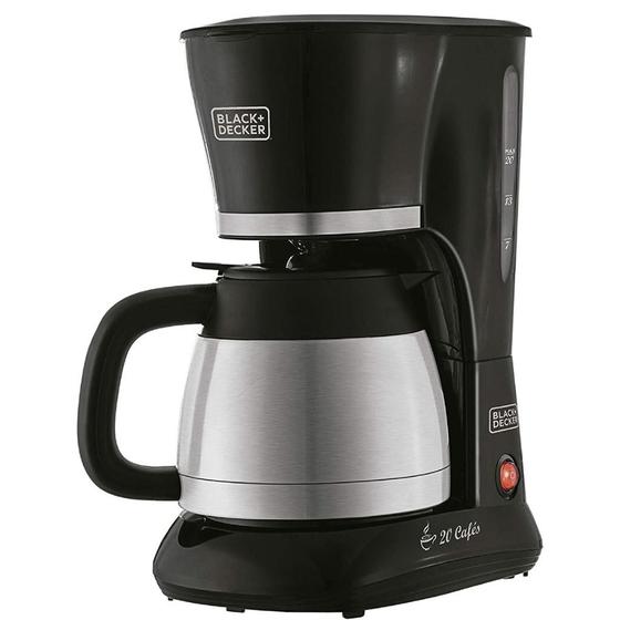 Cafeteira Elétrica com Jarra Térmica em Inox 25 Cafés - Black Decker ...