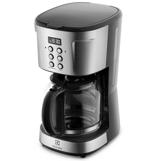 Cafeteira Elétrica Digital Electrolux, Timer, Programável, 220V, Preto e Inox - ECM30 Menor preço em Cafeteira Elétrica Digital Electrolux, Timer, Programável, 220V, Preto e Inox - ECM30