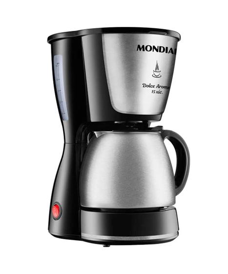 Imagem de Cafeteira Elétrica Dolce Arome Mondial Preto/Inox 550W