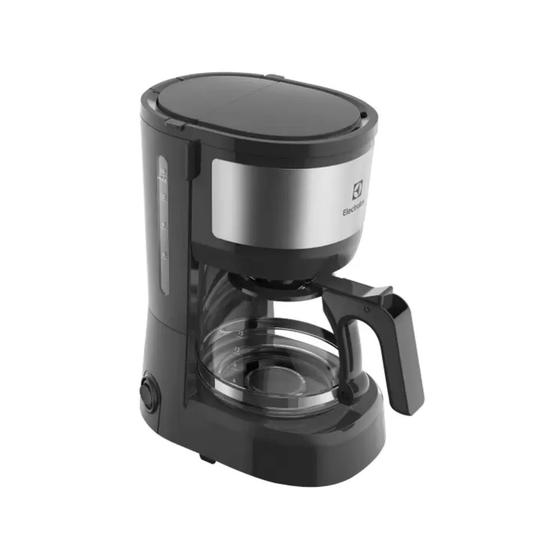 Cafeteira Elétrica Electrolux 15 Xícaras Efficient com Filtro Permanente Removível Cor Inox Preta (ecm10) - 127v Menor preço em Cafeteira Elétrica Electrolux 15 Xícaras Efficient com Filtro Permanente Removível Cor Inox Preta (ecm10) - 127v