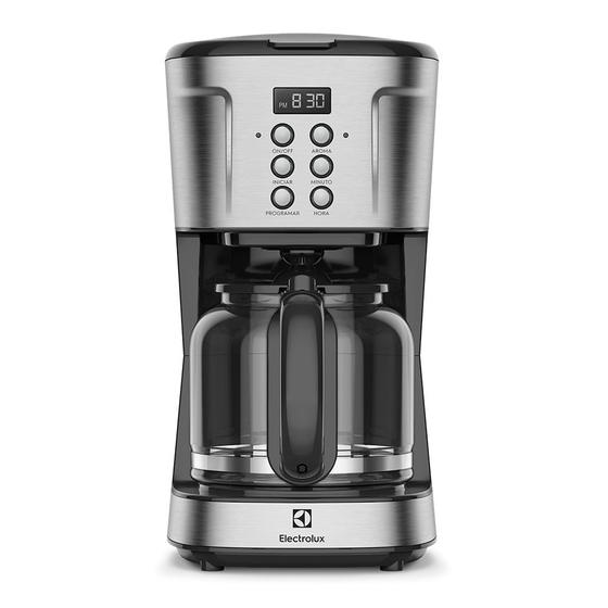 Imagem de Cafeteira Elétrica Electrolux Digital 38 Xícaras Experience Programável com Timer Cor Inox (ECM30)