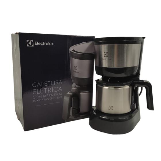 Cafeteira Elétrica Electrolux Jarra Inox Ecm12 Original Menor preço em Cafeteira Elétrica Electrolux Jarra Inox Ecm12 Original