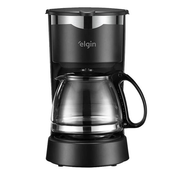 Cafeteira Elétrica Elgin 15 Xícaras com Jarra de Vidro Preta Menor preço em Cafeteira Elétrica Elgin 15 Xícaras com Jarra de Vidro Preta