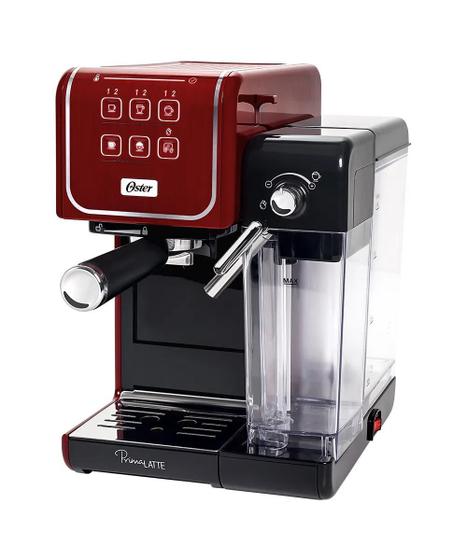 Imagem de Cafeteira Elétrica Espresso Oster PrimaLatte Touch Red