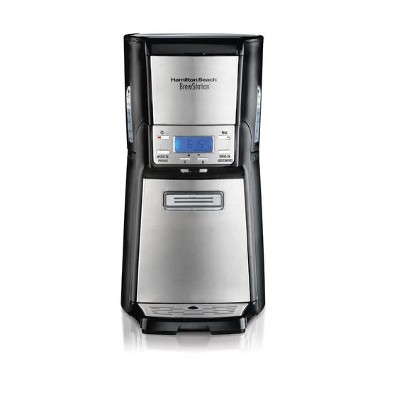 Cafeteira Elétrica Hamilton Beach Brewstation Elite 35 Xícaras Preta/ Prata 950w 110v Menor preço em Cafeteira Elétrica Hamilton Beach Brewstation Elite 35 Xícaras Preta/ Prata 950w 110v