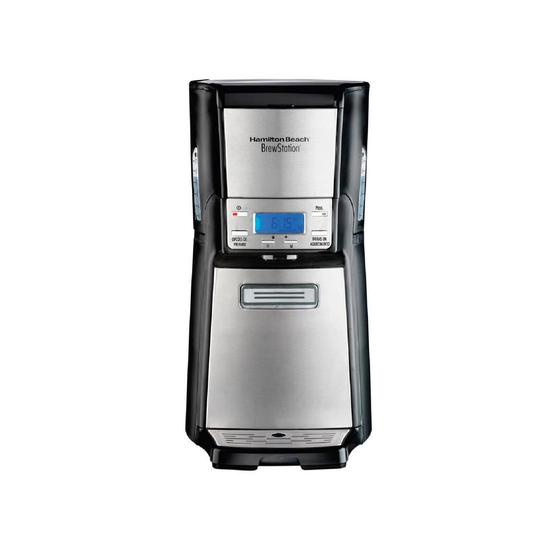 Cafeteira Elétrica Hamilton Beach Brewstation Elite 35 Xícaras Preta/ Prata 950w 220v Menor preço em Cafeteira Elétrica Hamilton Beach Brewstation Elite 35 Xícaras Preta/ Prata 950w 220v