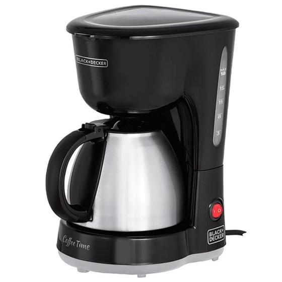 Imagem de Cafeteira Elétrica Jarra Inox 750ml CM15 110v Black+Decker