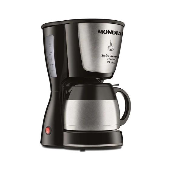 Cafeteira Elétrica Jarra Térmica Mondial Dolce Arome Thermo C33 Inox 24 ...