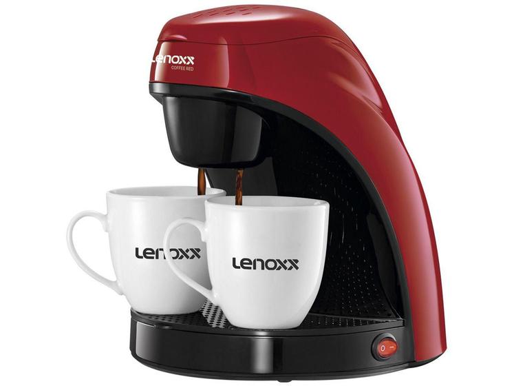 Cafeteira Elétrica Lenoxx Coffee Red Vermelho 110v - Pca031