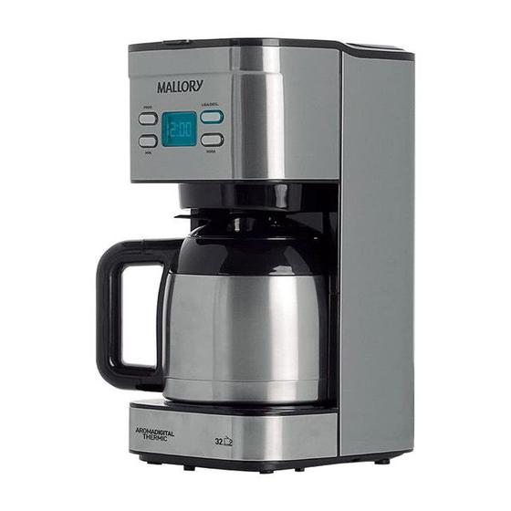 Cafeteira Elétrica Mallory Aroma Digital Thermic 220v Inox Menor preço em Cafeteira Elétrica Mallory Aroma Digital Thermic 220v Inox