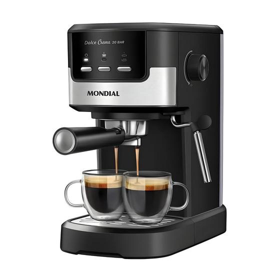 Cafeteira Elétrica Mondial C-20-ec Espresso 20 Bar 1200w Menor preço em Cafeteira Elétrica Mondial C-20-ec Espresso 20 Bar 1200w