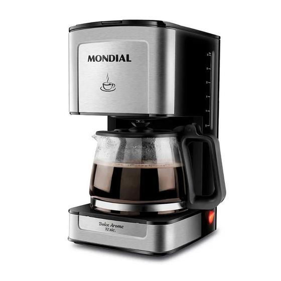 Imagem de Cafeteira Elétrica Mondial Dolce Arome C-44-32X-SI Inox 220V