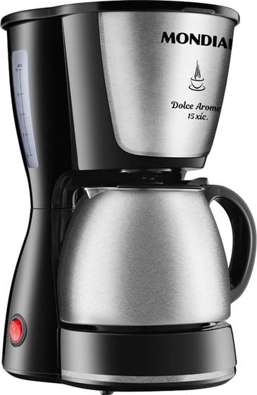 Imagem de Cafeteira Eletrica Mondial Dolce Inox Arome C-34 (15 Xicaras) 110V-60HZ
