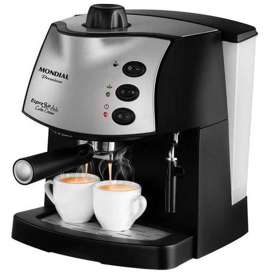 Cafeteira Elétrica Mondial Espresso Coffee Creme Premium C 08 Com 2L 800W 220V P Menor preço em Cafeteira Elétrica Mondial Espresso Coffee Creme Premium C 08 Com 2L 800W 220V P