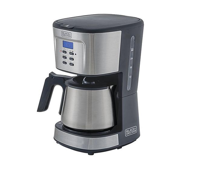 Imagem de Cafeteira Elétrica Programável Black Decker Gourmand Gris Com Jarra Inox