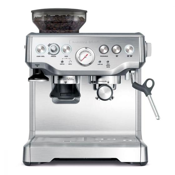 Imagem de Cafeteira Elétrica Tramontina Breville Aço Inox Moedor 220 V