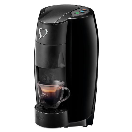 Cafeteira Espresso Lov Basic Preta Automática Três 3 Corações 110v Cafeteira Três Corações