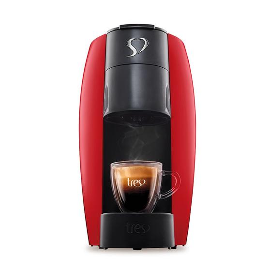 Imagem de Cafeteira Espresso LOV Vermelha Automática - TRES 3 Corações