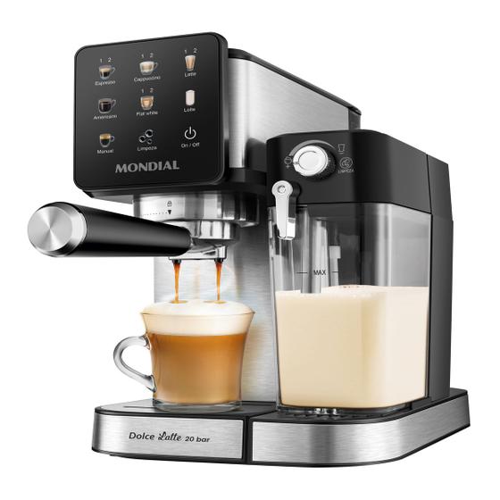Cafeteira Expresso Mondial Dolce Latte Preto/inox 220v - C-28-ecl