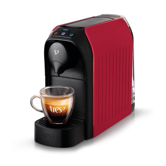 Cafeteira Espresso Passione Vermelha Automática - TRES 3 Corações Menor preço em Cafeteira Espresso Passione Vermelha Automática - TRES 3 Corações