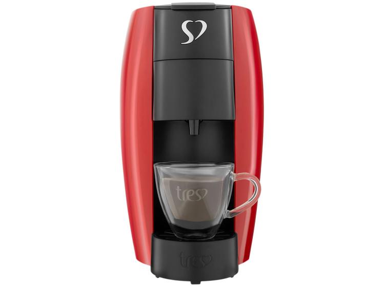 Cafeteira Espresso Tres Lov Vermelha Menor preço em Cafeteira Espresso Tres Lov Vermelha