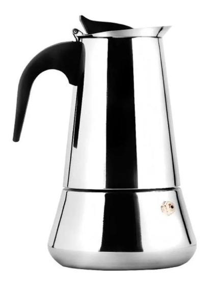 Cafeteira Expresso 9 Xícaras Manual Aço Inoxidável Italiana Menor preço em Cafeteira Expresso 9 Xícaras Manual Aço Inoxidável Italiana