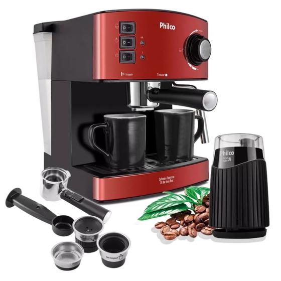 Imagem de Cafeteira Expresso + Multi-cápsulas + Moedor De Café Philco