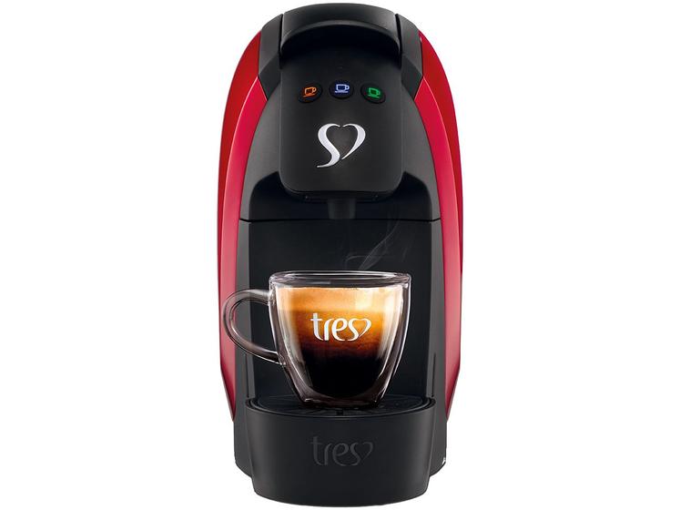Cafeteira Expresso Tres Luna Vermelho 110v