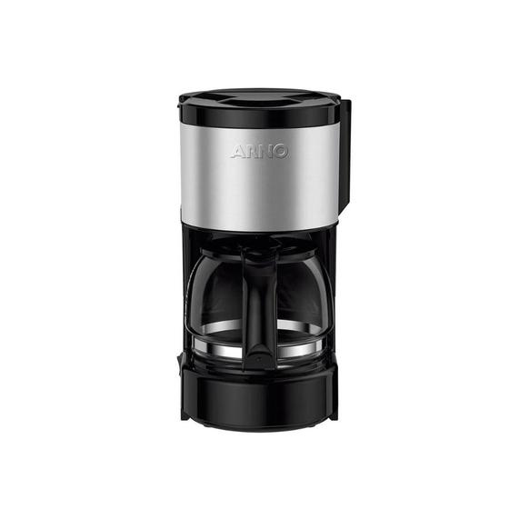 Imagem de Cafeteira Filtro Arno Perfectta Inox 600ml  Jarra Vidro Cfpi