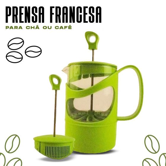 Imagem de Cafeteira Francesa Prensa Cremeira Vidro 660 ml Café e Chá