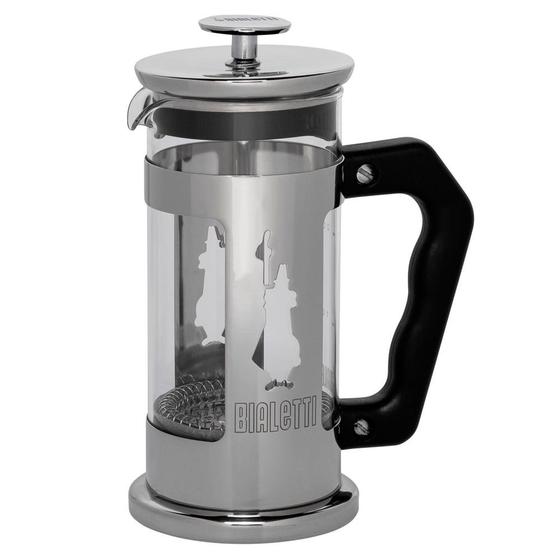 Cafeteira French Press 350ml Aço Inox Preziosa Bialetti Cafeteiras