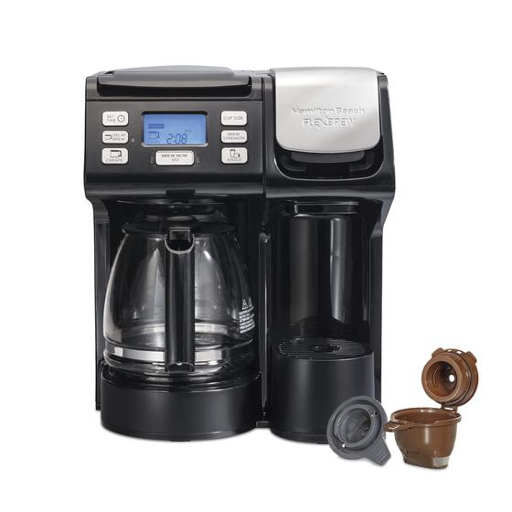 Imagem de Cafeteira Hamilton Beach FlexBrew Trio 2-Way 12c preta