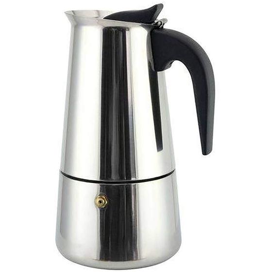 Cafeteira Inox Italiana Luxo Expresso 04 Xícaras KeHome Menor preço em Cafeteira Inox Italiana Luxo Expresso 04 Xícaras KeHome
